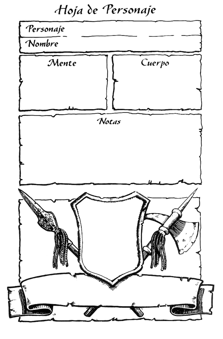 hoja de personaje